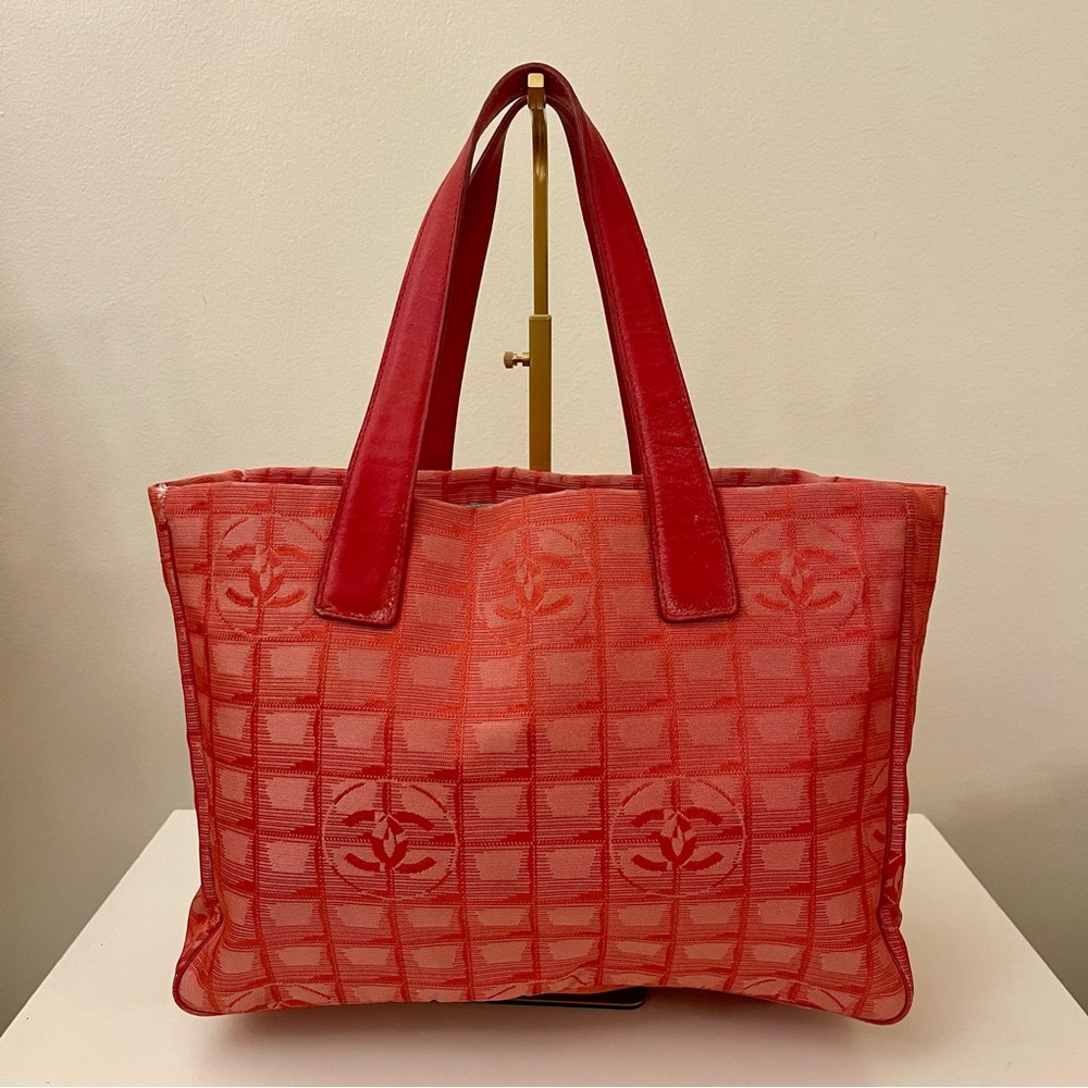 Authentic Chanel New Travel Line Tote PM Vintage from Japan
